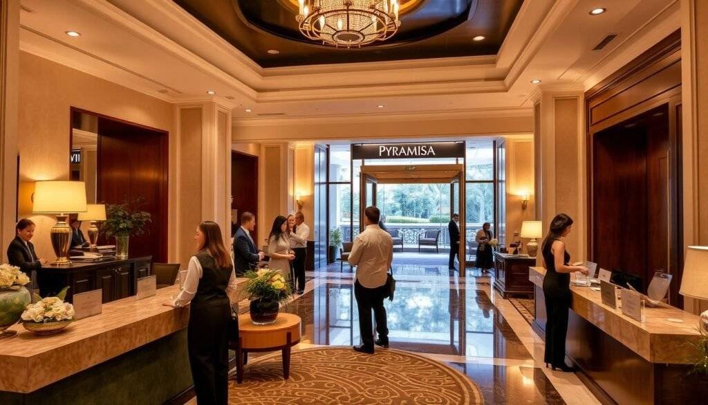 خدمة عملاء فندق بيراميزا