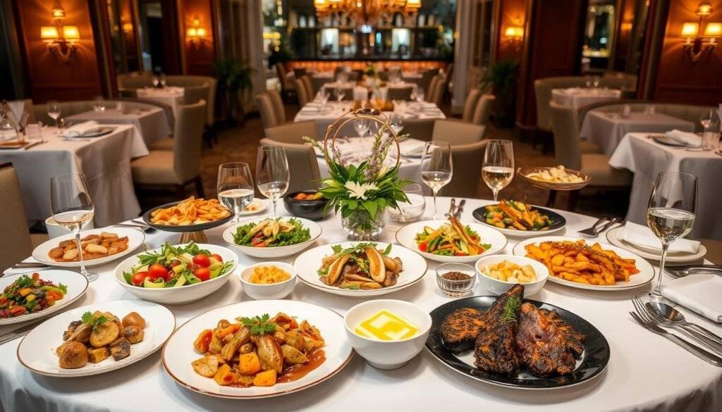 خيارات طعام متنوعة
